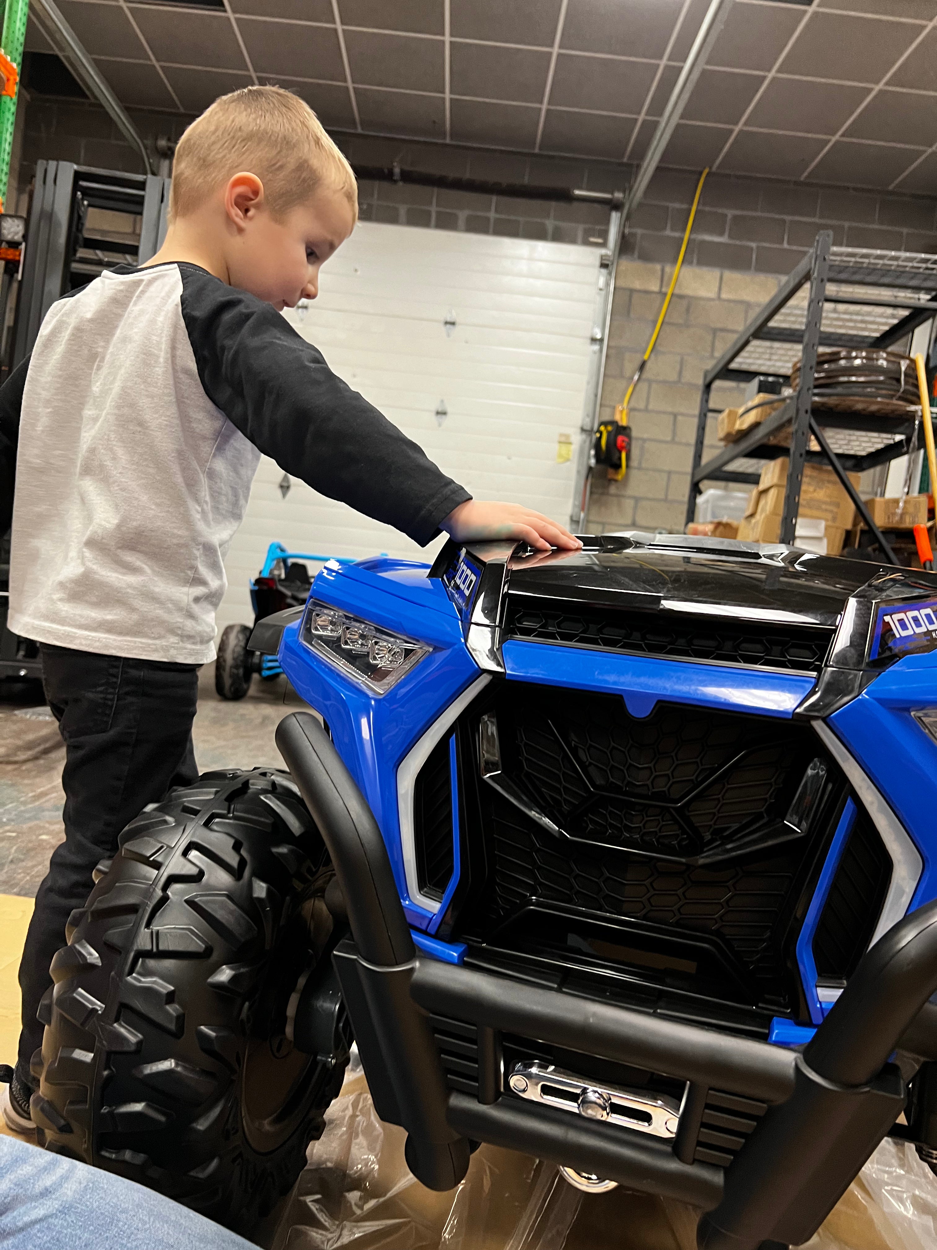 MiniWheelers Polaris RZR Turbo S Kids Ride on 24v Vehicle with Remote Control