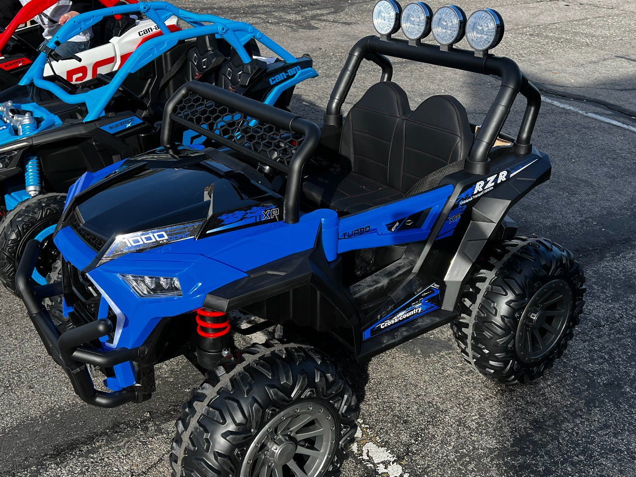 MiniWheelers Polaris RZR Turbo S Kids Ride on 24v Vehicle with Remote Control