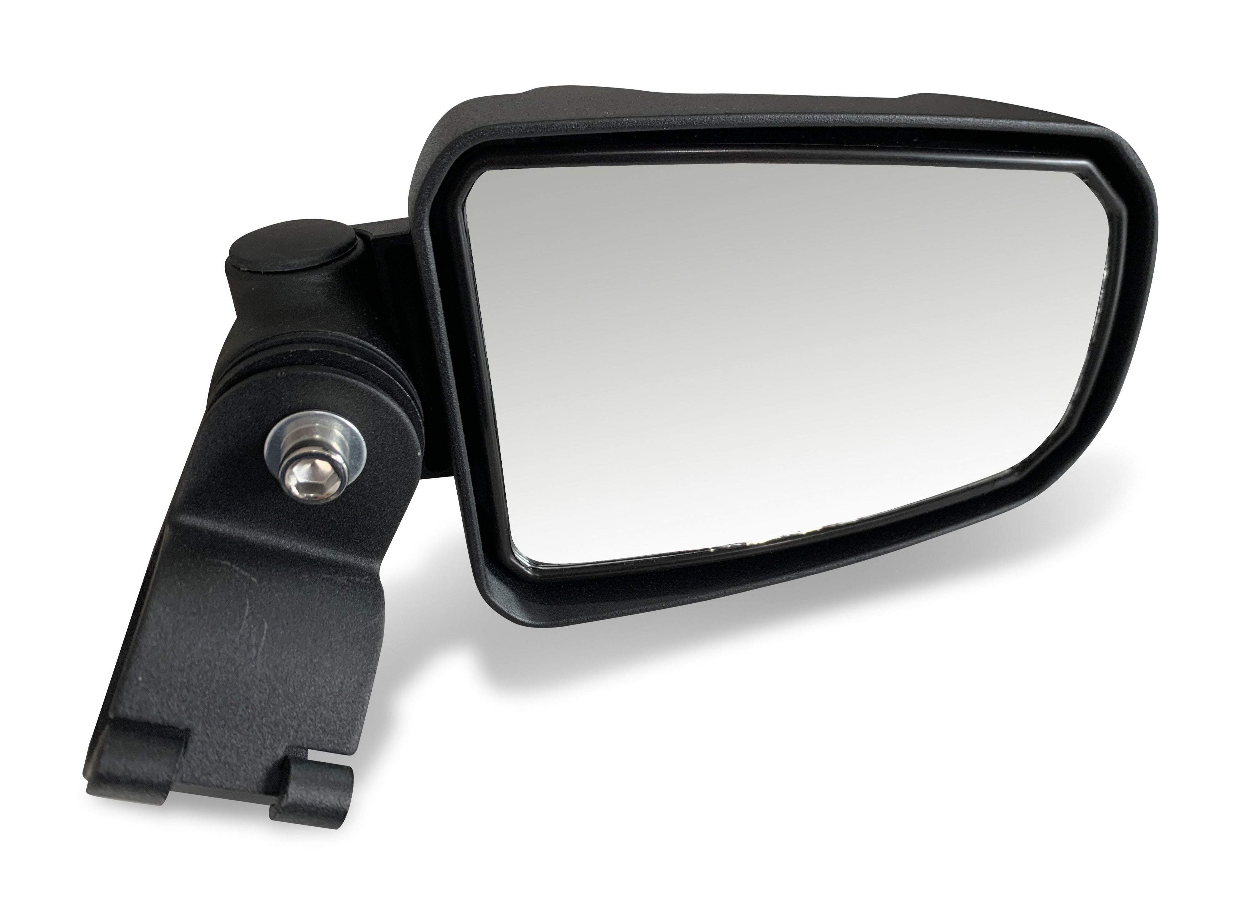 Cast Aluminum Side Mirror Set - 1.75" or 2" Round Tube Clamp