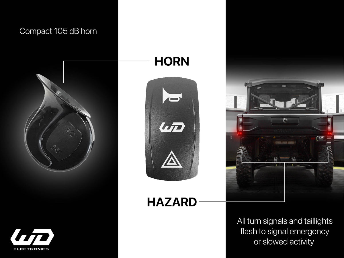Universal Turn Signal Kit (Integrated Rear) - Signal Pro™ - 6-LED