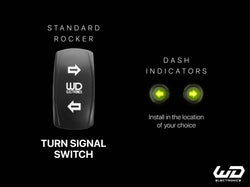 Universal Turn Signal Kit (Integrated Rear) - Signal Pro™ - 6-LED