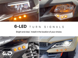 Universal Turn Signal Kit (Independent Rear) - Signal Pro™ - 6-LED