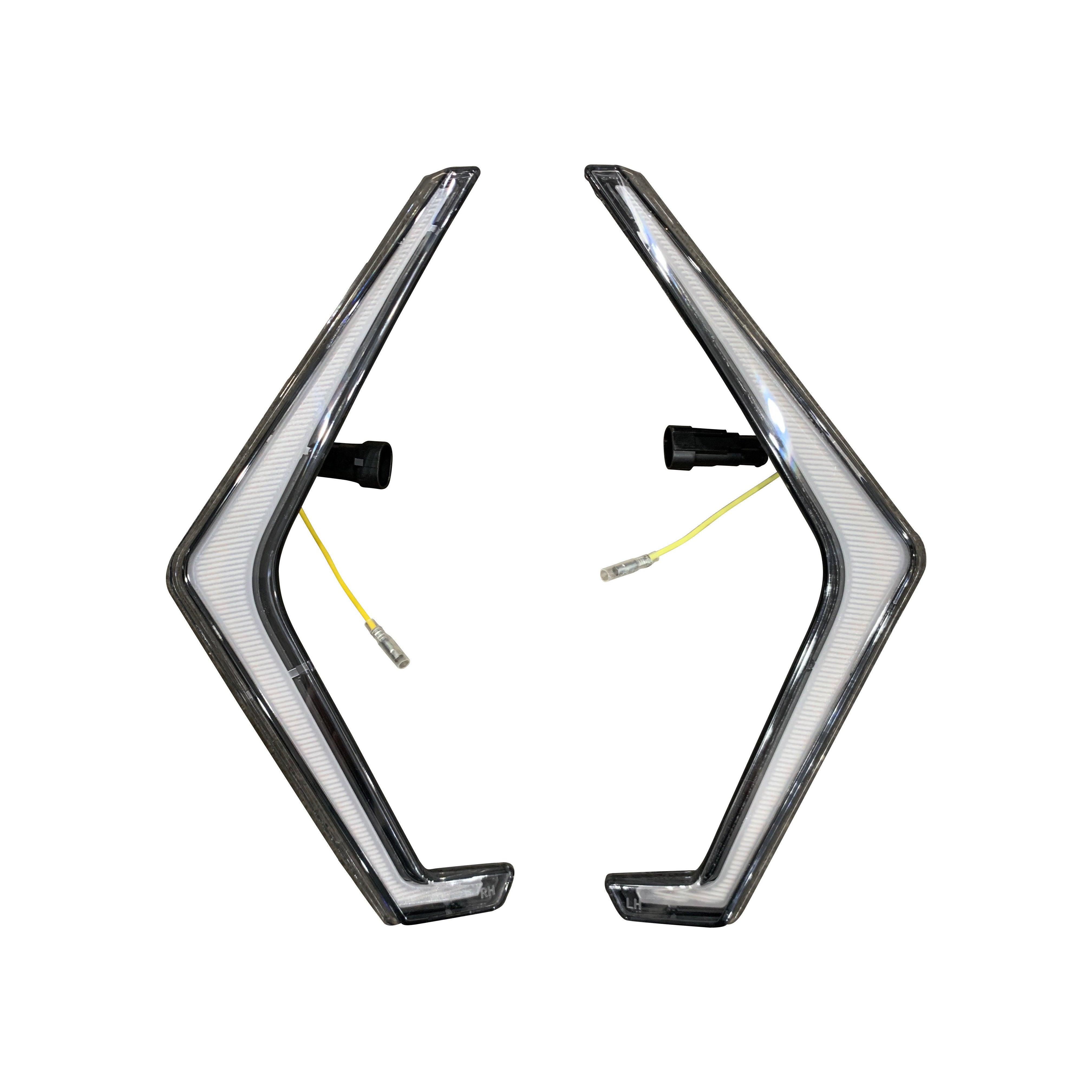 2018 - 2022 Polaris RZR Turbo S - COMBO: Replacement Headlights + Fangs