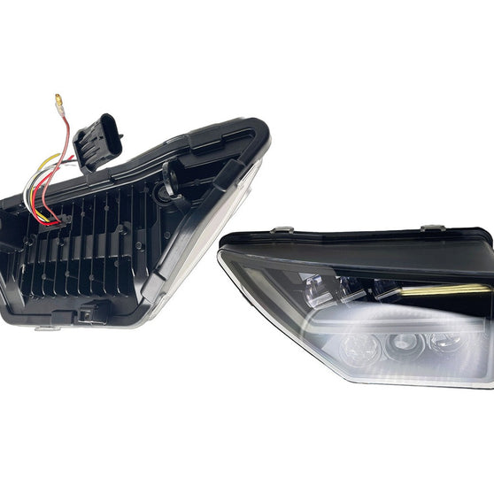 Kawasaki KRX Replacement Headlight Set with Switchback Function with Harness