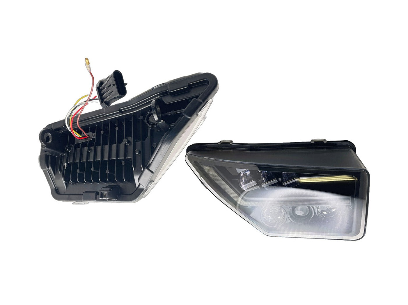 Kawasaki KRX Replacement Headlight Set with Switchback Function with Harness