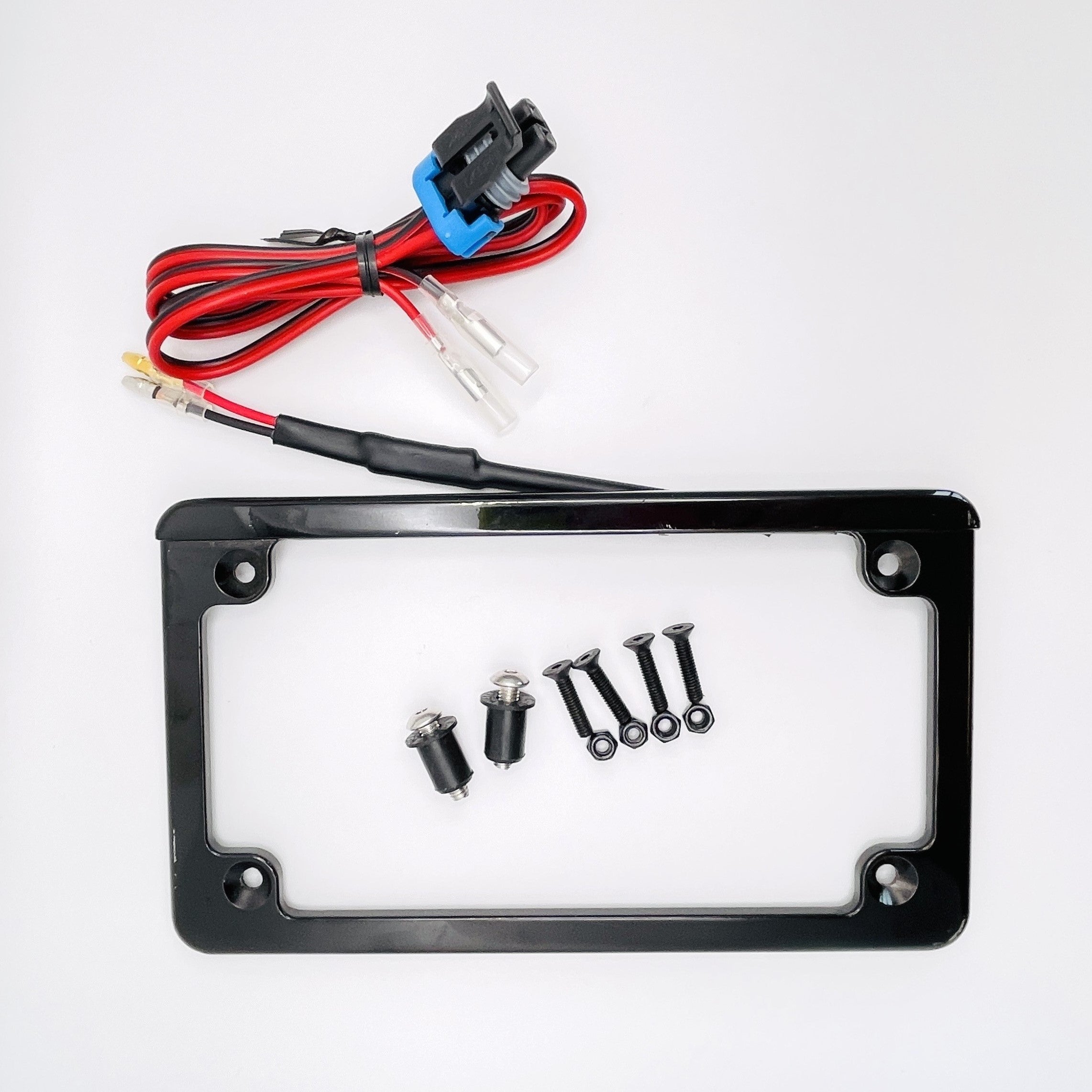 License Plate Frame Kit with Integrated LEDs - WD Electronics