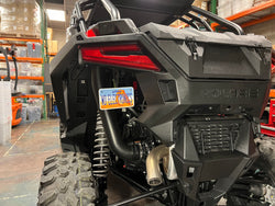 Polaris Pro XP & Turbo R Side Mount License Plate Bracket