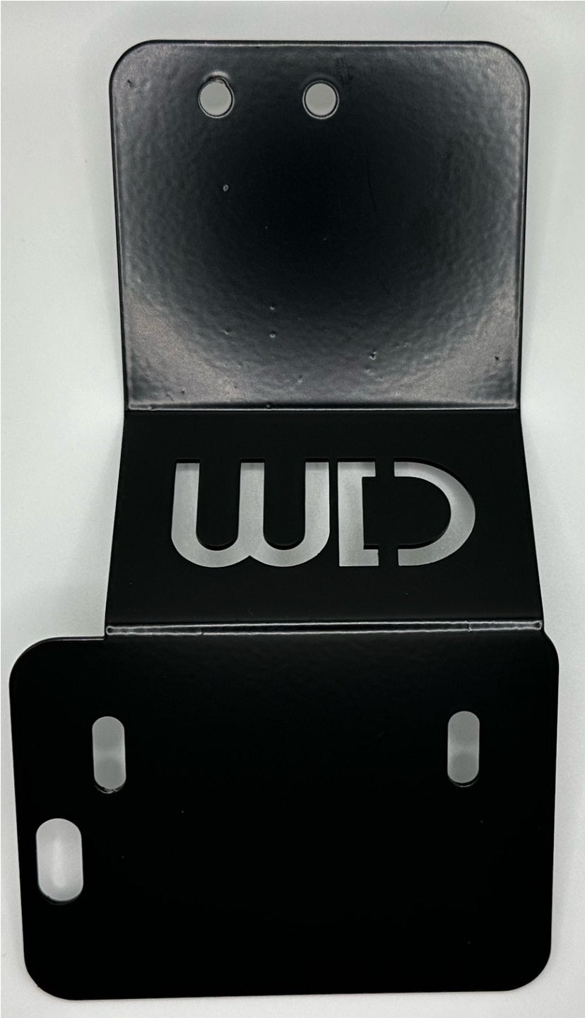 Polaris Pro XP & Turbo R Side Mount License Plate Bracket - WD Electronics