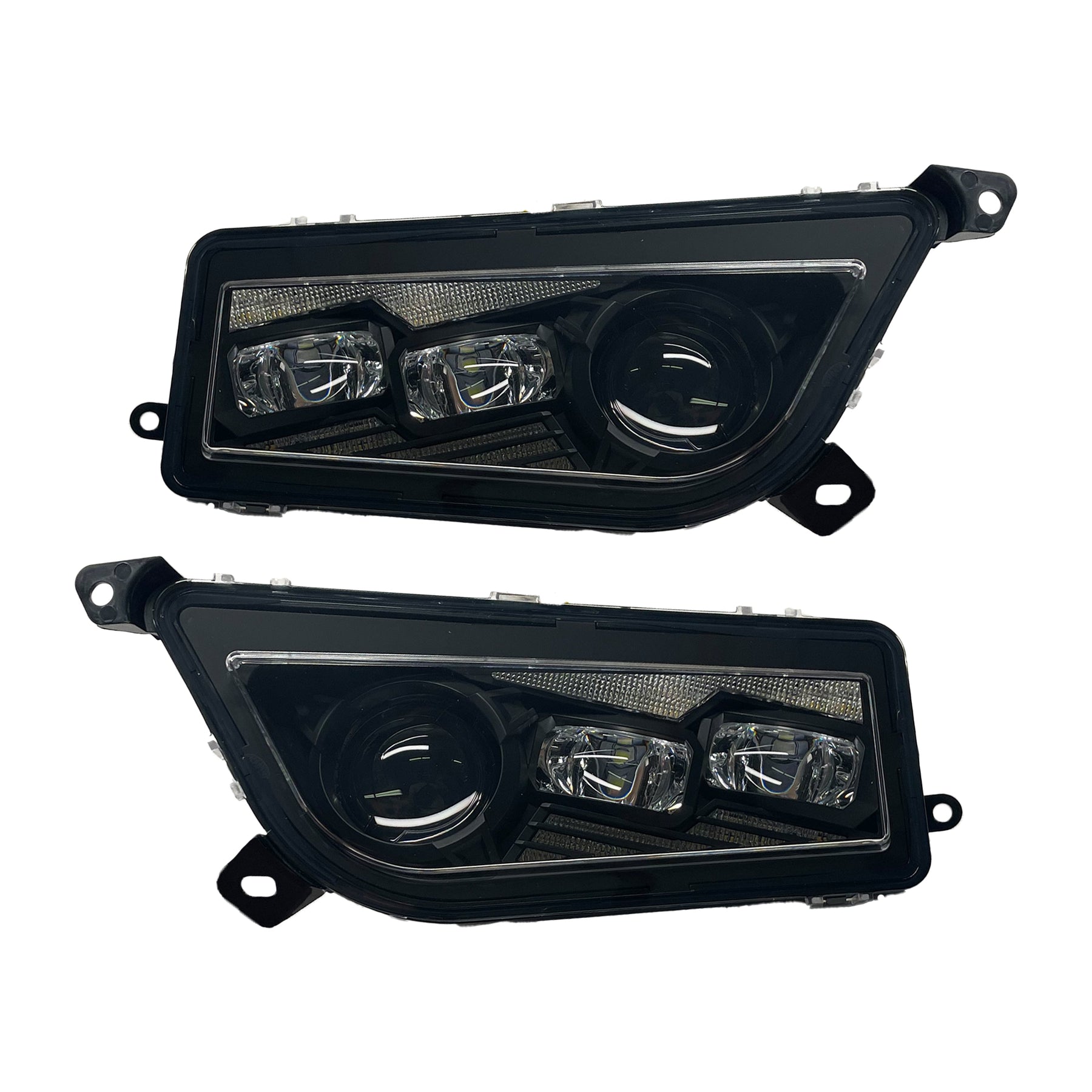 2021 - 2025 Polaris RZR Trail - COMBO: Replacement Headlights + Fangs