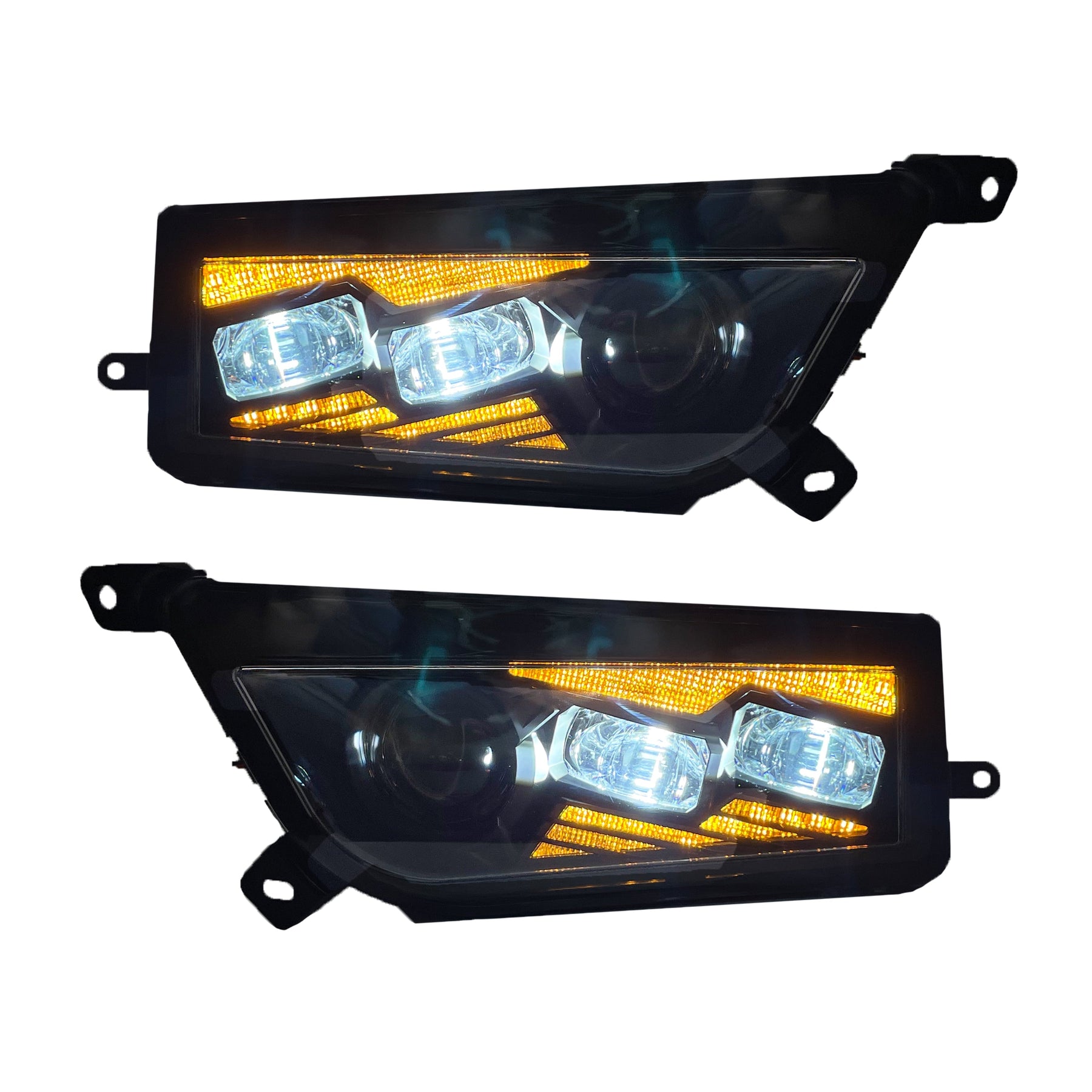 2021 - 2025 Polaris RZR Trail - COMBO: Replacement Headlights + Fangs