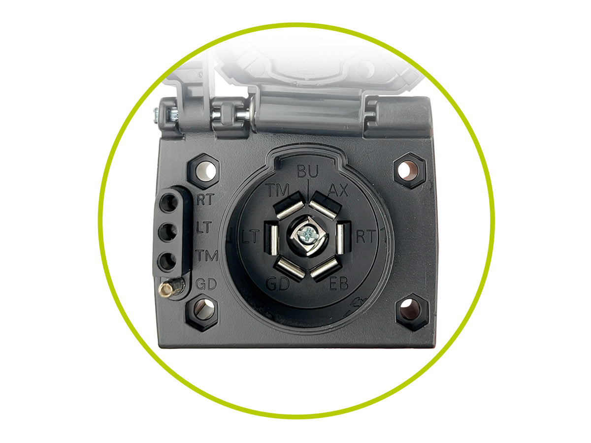 7-Pin Trailer Adapter for Polaris and Can Am Side X Side - WD Electronics