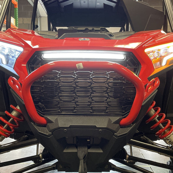 2024+ Polaris RZR XP 1000 street-legal turn signal kit installed, side profile view