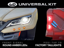 Universal Turn Signal Kit (Integrated Rear) - Signal Pro™ - 6-LED