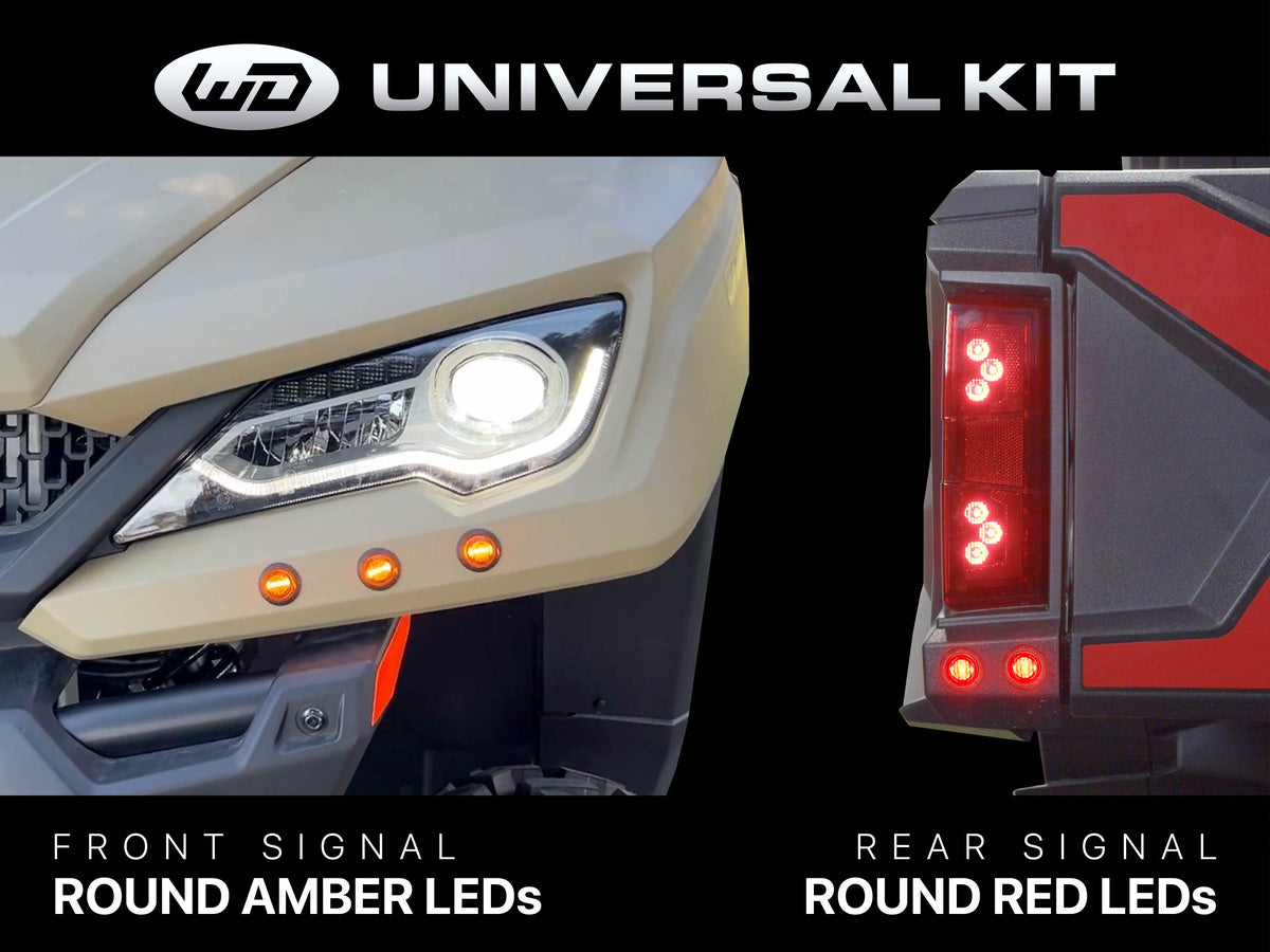 Universal Turn Signal Kit (Independent Rear) - Signal Pro™ - 6-LED