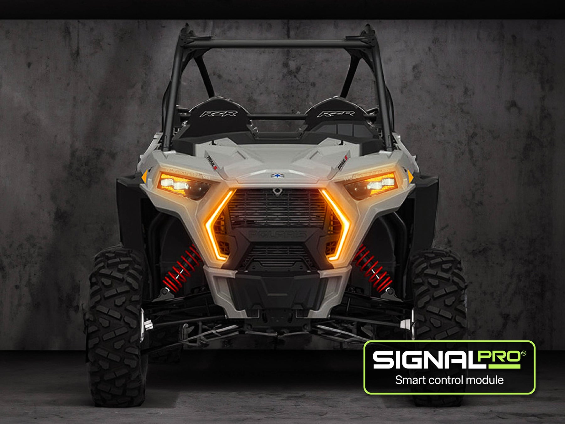 2021+ Polaris RZR Trail - Signal Pro™ - COMBO: Replacement Headlights + Fangs