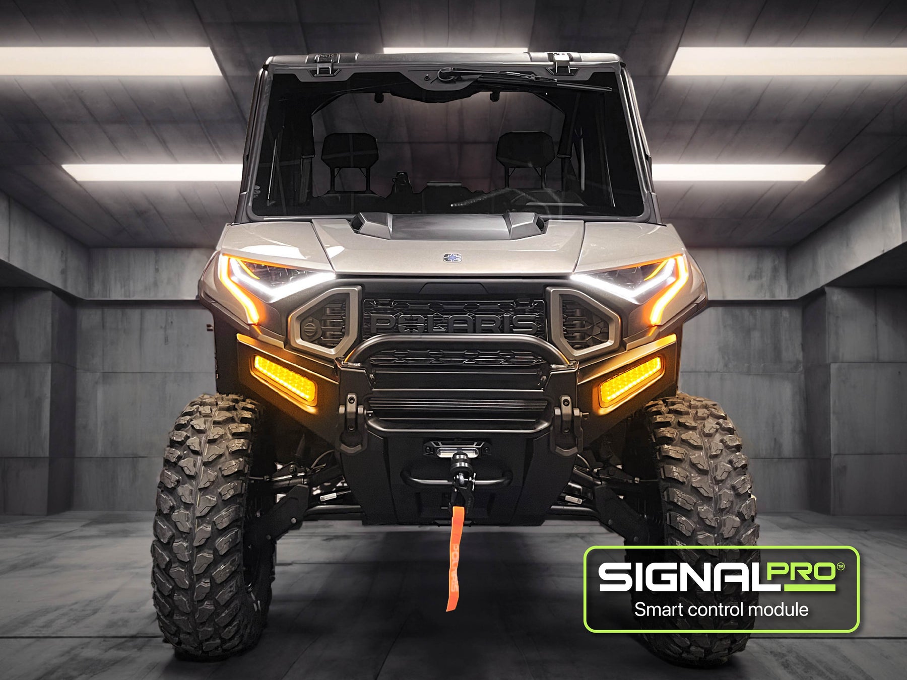 2024+ Polaris Ranger XD 1500 Premium - Signal Pro™ - Combo: Auxiliary Lights + Sequential
