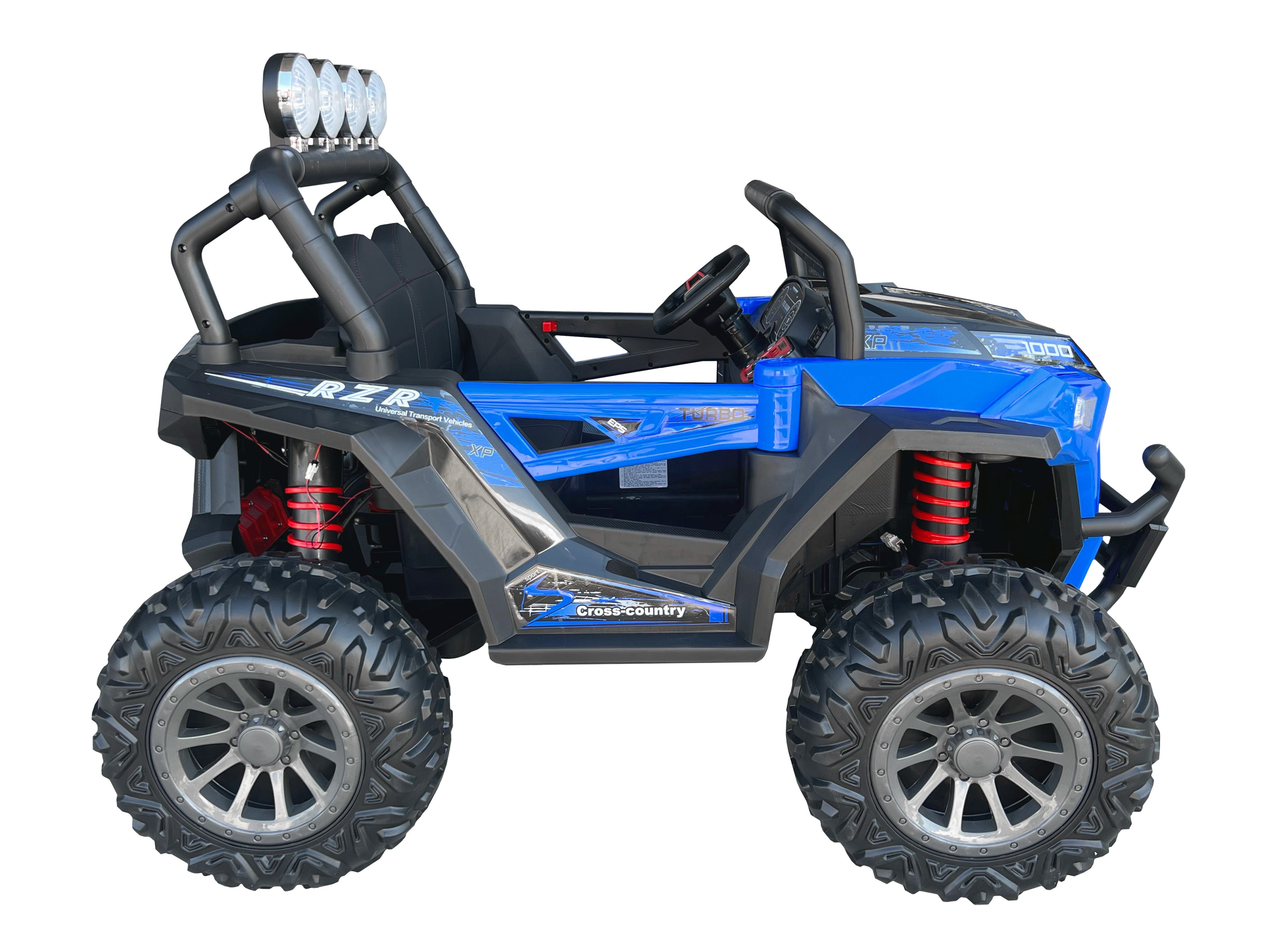 Kid Rzr Racing Polaris RZR Turbo S Kids Ride-On 24v with Remote | WD – WD Electronics