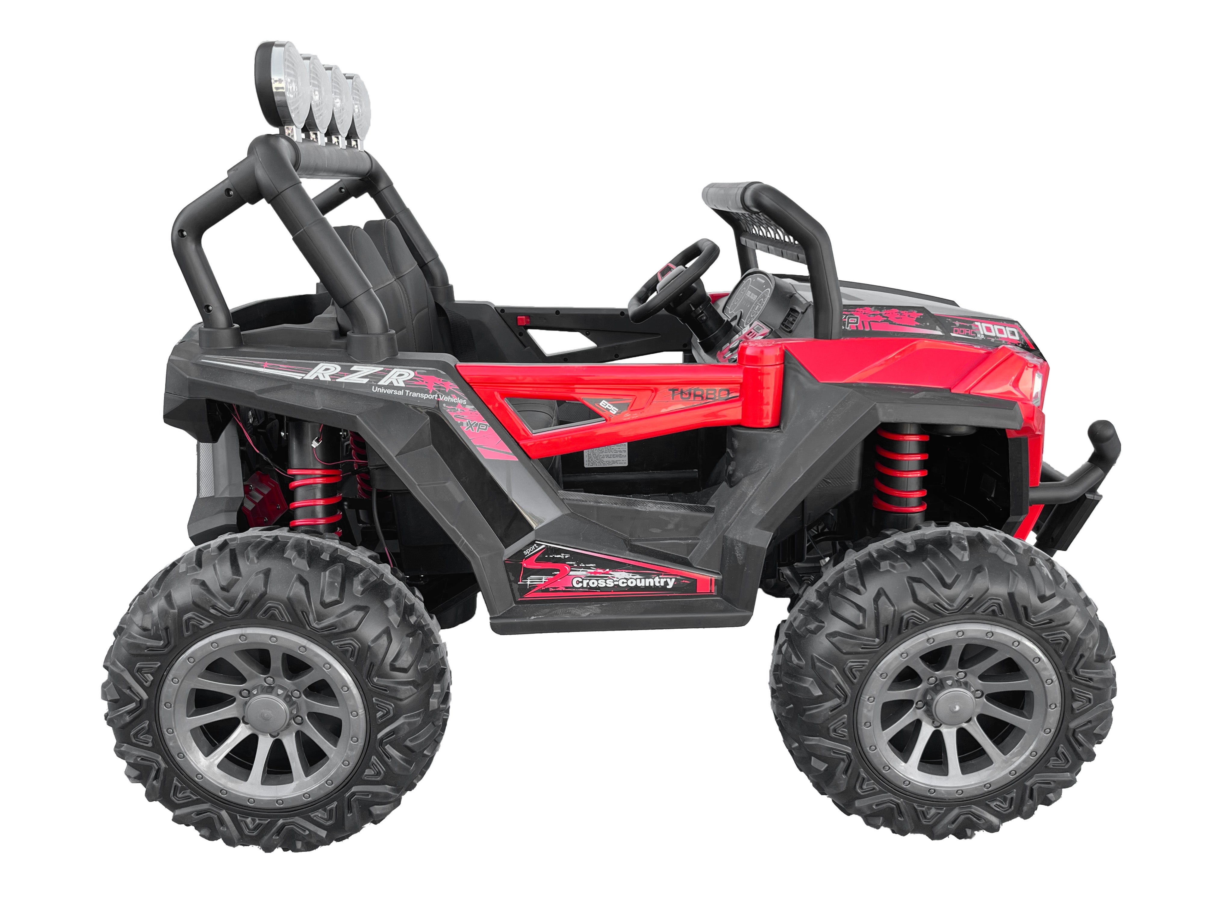 Kid Rzr Racing Polaris RZR Turbo S Kids Ride-On 24v with Remote | WD – WD Electronics