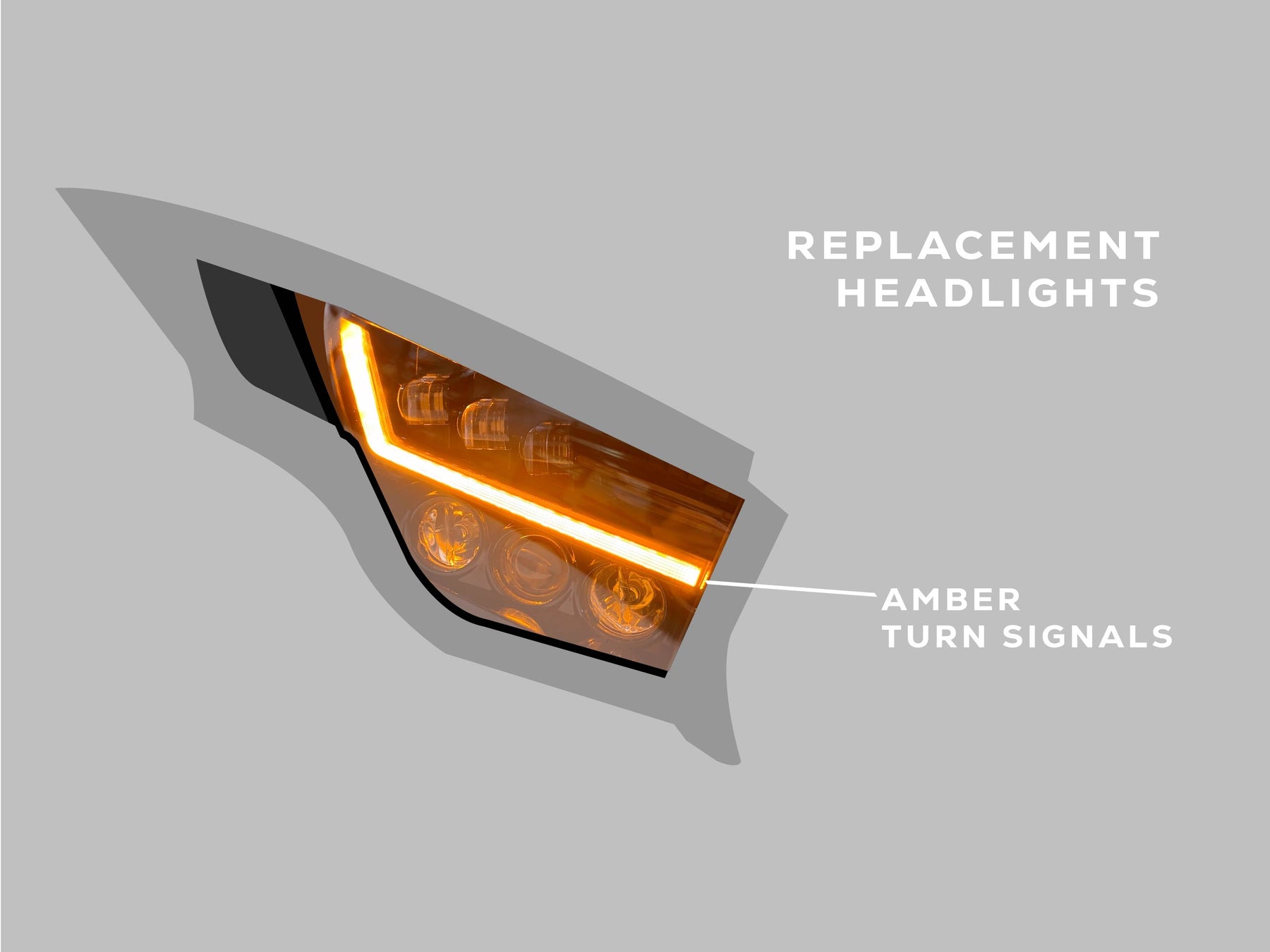 2020+ Kawasaki KRX - Replacement Headlights